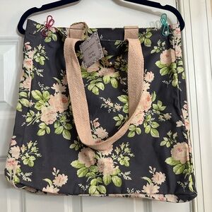 NWT Laura Ashley Canvas Tote Bag